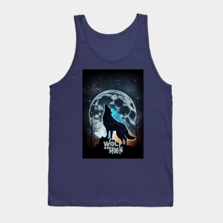 Wolf and Moon V1 Tank Top